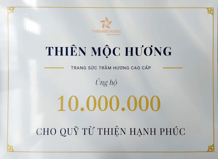 Công ty Thiên Mộc Hương đến thăm và trao tặng hiện kim ủng hộ cho Quỹ (28/05/2022)